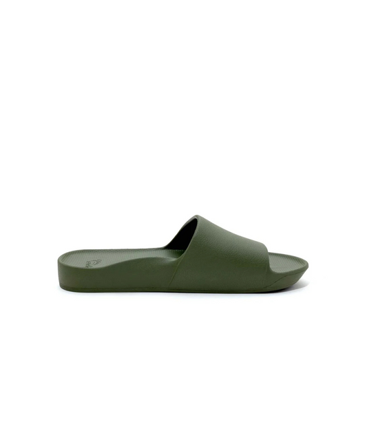 Archies Arch Support Khaki Slides